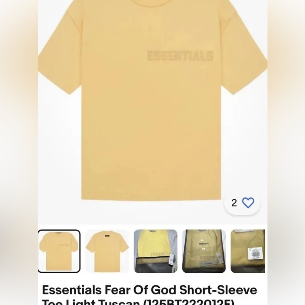 ESSENTIALS “FEAR OF GOD” TEE SHIRT